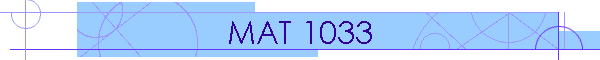 MAT 1033